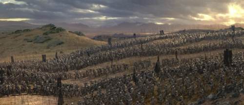 Legiones de Uruk-hai marchan al Abismo de Helm.