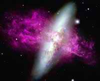 M82 (Imagen:
WIYN/NSF; NASA/ESA)
