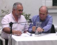 Ramos Signes junto a Pablo Capanna en el Segundo
Encuentro de Creadores de Género Fantástico.
