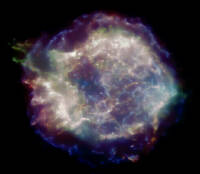 Imagen de los restos de una Supernova