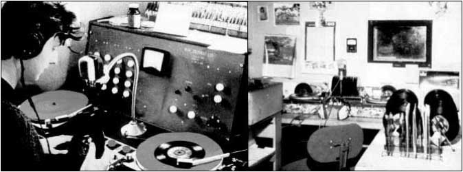 Estudio de Radio Sutch, posteriormente Radio City