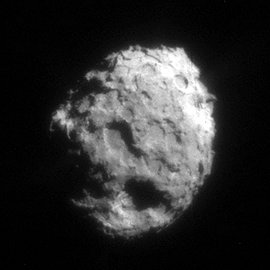 El núcleo del cometa Wild-2 fotografiado por la Stardust (Foto:NASA).