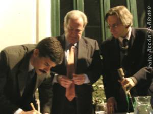 Roberto Laurenza, Bartolomé Tiscornia y Gabriel Guralnik